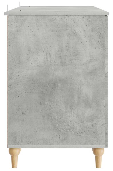 Stůl Betonově šedá 142,5 x 50 x 75 cm Kompozitní dřevo 3414579