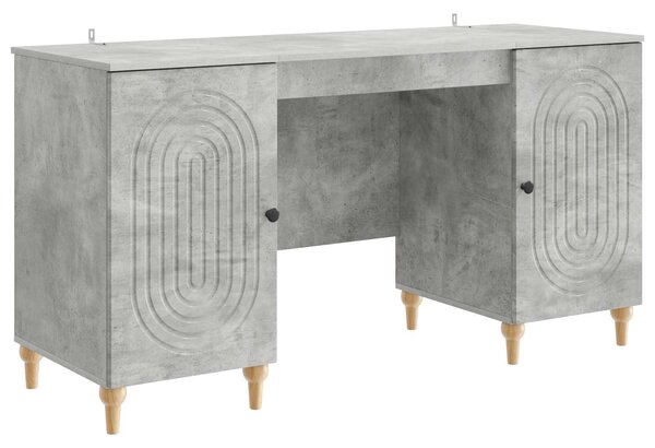 Stůl Betonově šedá 142,5 x 50 x 75 cm Kompozitní dřevo 3414579