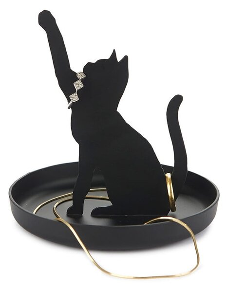 Kovový talířek na šperky Feline – Balvi