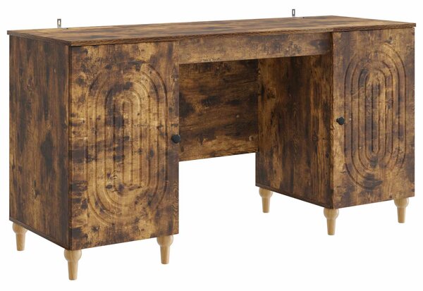 Stůl Kouřový dub 142,5 x 50 x 75 cm Kompozitní dřevo 3414581