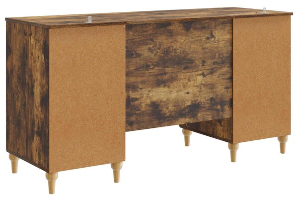 Stůl Kouřový dub 142,5 x 50 x 75 cm Kompozitní dřevo 3414581