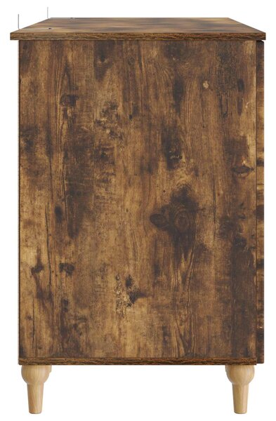 Stůl Kouřový dub 142,5 x 50 x 75 cm Kompozitní dřevo 3414581
