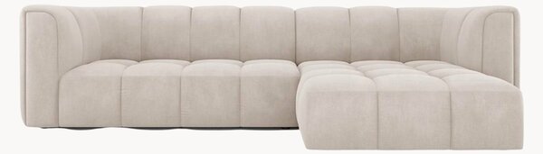 Rohová pohovka Francesca Beige, 3místná