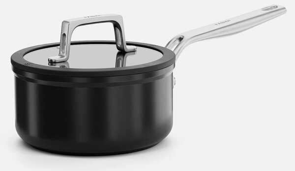Fabini Rendlík Meda 5.0 Pro, ø 16 cm (1,2 l) - Nepřilnavý rendlík s keramickým povrchem s poklicí, černý