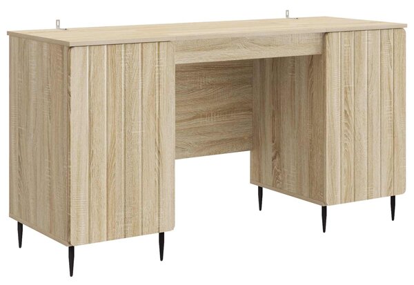 Stůl s policí Dub sonoma 142,5 x 50 x 75 cm Kompozitní dřevo 3414587