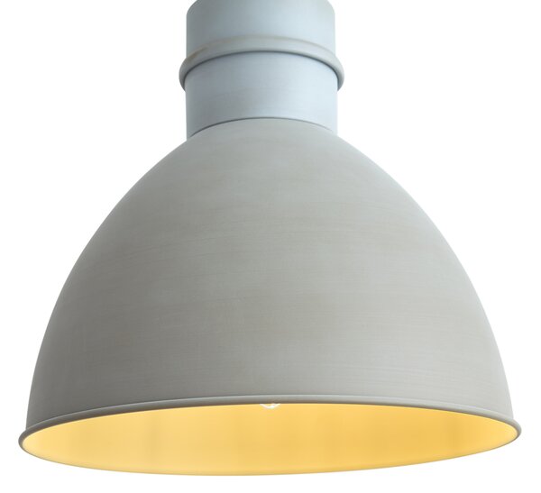 Závěsná lampa ve venkovském stylu šedá - Dory