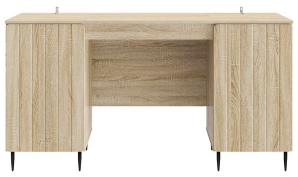 Stůl s policí Dub sonoma 142,5 x 50 x 75 cm Kompozitní dřevo 3414587