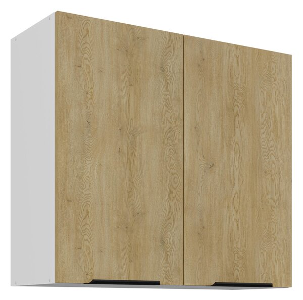 Horní kuchyňská skříňka Carminia 80 G-72 2F (dub cremona + bílá). 1128056