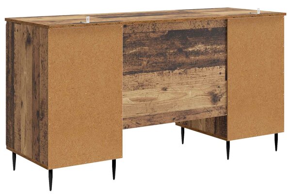Stůl s policí Staré dřevo 142,5 x 50 x 75 cm Kompozitní dřevo 3414592