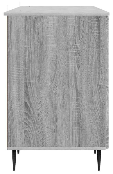 Stůl s policí Šedá sonoma 142,5 x 50 x 75 cm Kompozitní dřevo 3414591