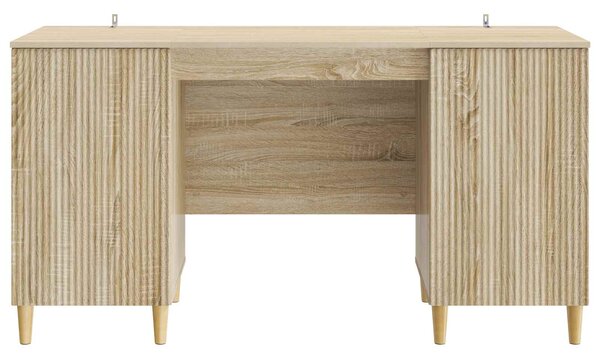 Stůl s policí Dub sonoma 142,5 x 50 x 75 cm Kompozitní dřevo 3414596