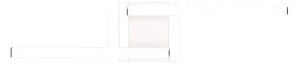 Trio Leuchten R67303131 VIALE - Stropní LED svítidlo v bílé barvě, 54 x 16cm, 17W, 1950lm, 4000K (Moderní stropní přisazený lustr s natáčecími rameny)