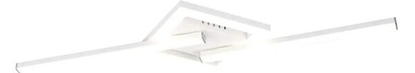 Trio Leuchten R67303131 VIALE - Stropní LED svítidlo v bílé barvě, 54 x 16cm, 17W, 1950lm, 4000K (Moderní stropní přisazený lustr s natáčecími rameny)