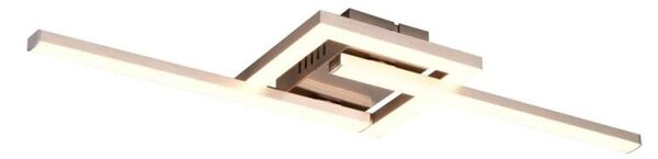 Trio Leuchten R67303107 VIALE - Stropní LED svítidlo v matném niklu, 54 x 16cm, 17W, 1860lm, 3000K (Moderní stropní přisazený lustr s natáčecími rameny)