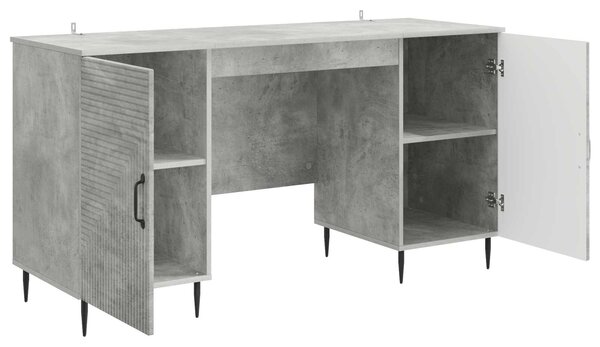 Stůl Betonově šedá 142,5 x 50 x 75 cm Kompozitní dřevo 3414606