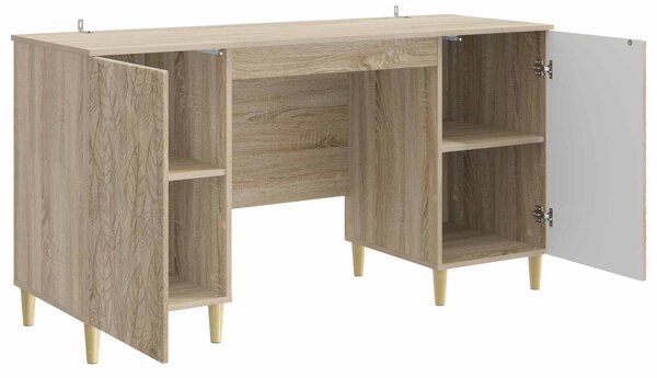 Stůl Dub sonoma 142,5 x 50 x 75 cm Kompozitní dřevo 3414614