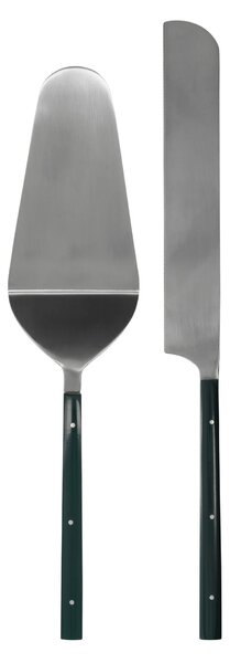 Servírovací sada na dort Lata Dark Green