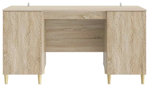 Stůl Dub sonoma 142,5 x 50 x 75 cm Kompozitní dřevo 3414614