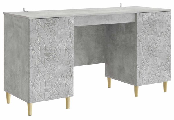 Stůl Betonově šedá 142,5 x 50 x 75 cm Kompozitní dřevo 3414615