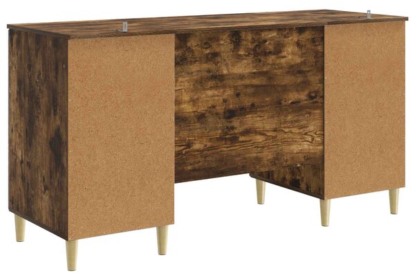 Stůl Kouřový dub 142,5 x 50 x 75 cm Kompozitní dřevo 3414617