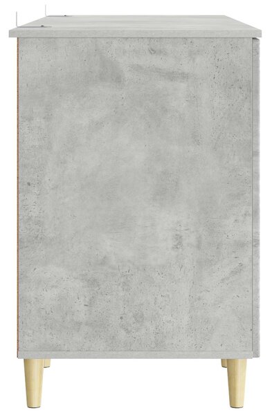 Stůl Betonově šedá 142,5 x 50 x 75 cm Kompozitní dřevo 3414615