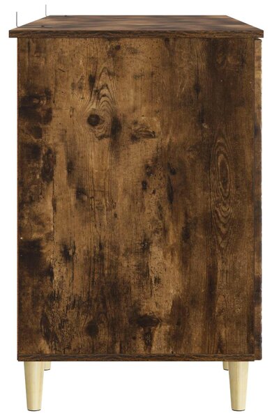 Stůl Kouřový dub 142,5 x 50 x 75 cm Kompozitní dřevo 3414617