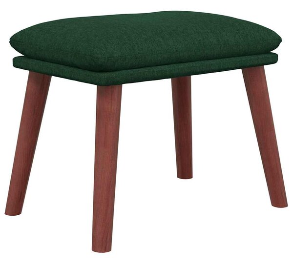 Podnožka tmavě zelená 45 x 29,5 x 35 cm textil 341462