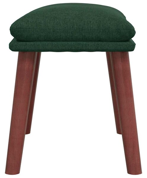 Podnožka tmavě zelená 45 x 29,5 x 35 cm textil 341462
