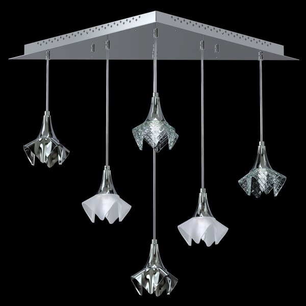 Designové svítidlo LE-BLO-T06, Varianta Stříbrné