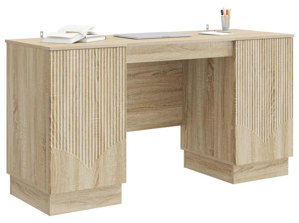 Stůl Dub sonoma 142,5 x 50 x 75 cm Kompozitní dřevo 3414623