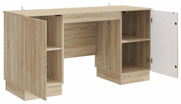Stůl Dub sonoma 142,5 x 50 x 75 cm Kompozitní dřevo 3414623