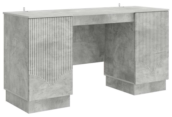 Stůl Betonově šedá 142,5 x 50 x 75 cm Kompozitní dřevo 3414624