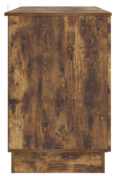 Stůl Kouřový dub 142,5 x 50 x 75 cm Kompozitní dřevo 3414626