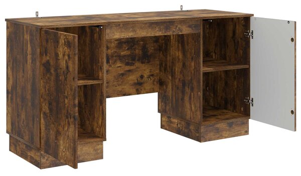 Stůl Kouřový dub 142,5 x 50 x 75 cm Kompozitní dřevo 3414626