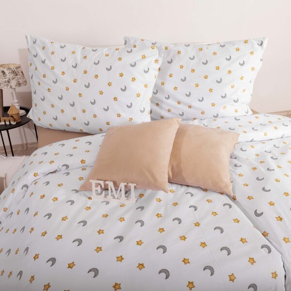 Bavlněné povlečení Moonlight EMI, Standardní set jednolůžko obsahuje 1x 140x200 + 1x 70x90