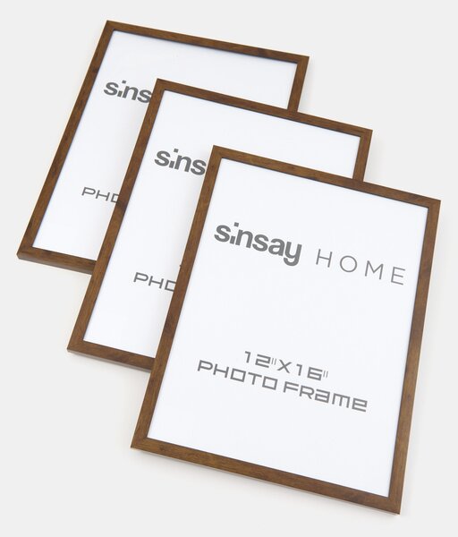 Sinsay - Rámeček na fotku 3 pack - hnědá