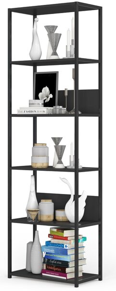 Ak furniture Regál PRAMONI 60x192 cm černý