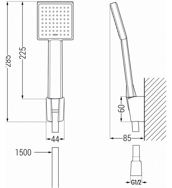 Mexen Libra R45 vanová sada, černá - 745103R45-70