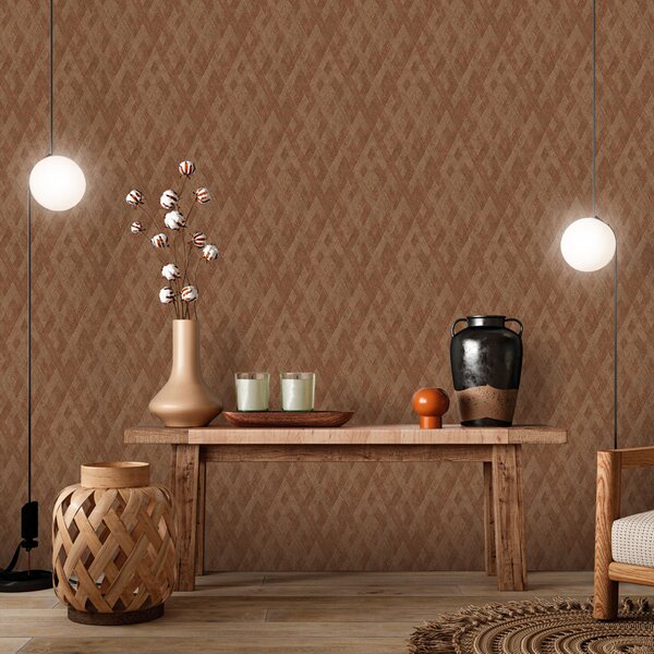 Luxusní vliesová tapeta na zeď, béžová, imitace látky, Z57762, Architexture 2, Zambaiti Parati