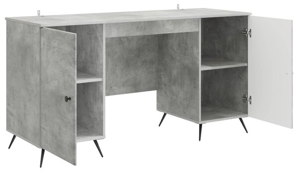 Stůl Betonově šedá 142,5 x 50 x 75 cm Kompozitní dřevo 3414633