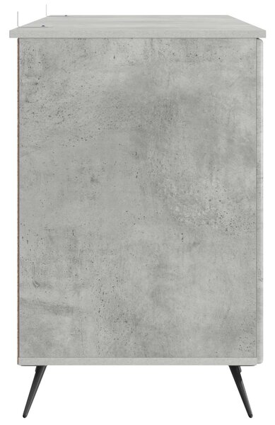 Stůl Betonově šedá 142,5 x 50 x 75 cm Kompozitní dřevo 3414633