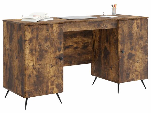 Stůl Kouřový dub 142,5 x 50 x 75 cm Kompozitní dřevo 3414635