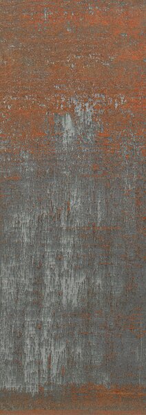 Luxusní vliesová obrazová tapeta, šedá, oranžová, Imitace rezavého plechu, DGERO4012-260, Erosion, Masureel