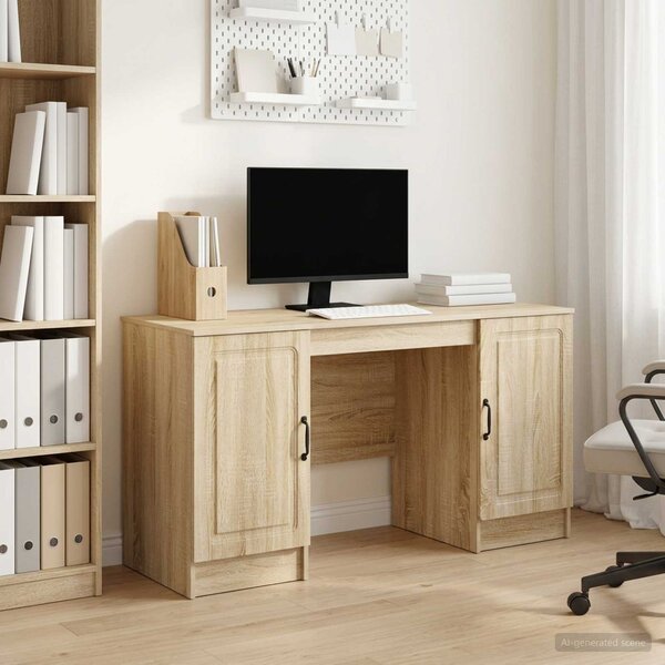 Stůl Dub sonoma 142,5 x 50 x 75 cm Kompozitní dřevo 3414641