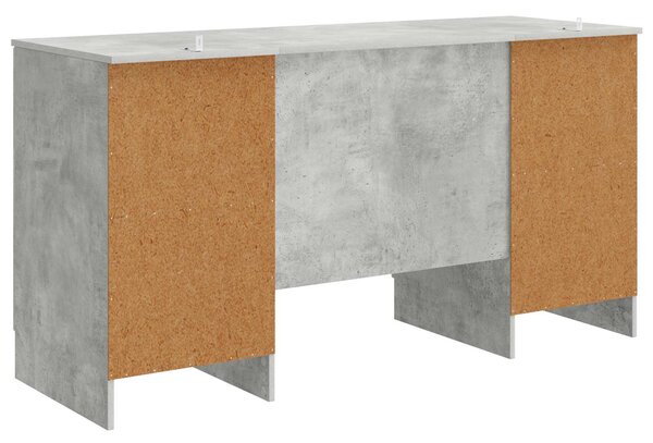 Stůl Betonově šedá 142,5 x 50 x 75 cm Kompozitní dřevo 3414642