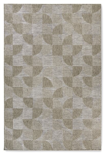 Villeroy & Boch, Kusový koberec Villeroy & Boch 106078 Brown – na ven i na doma, 155x230, hnědá, chodba / předsíň