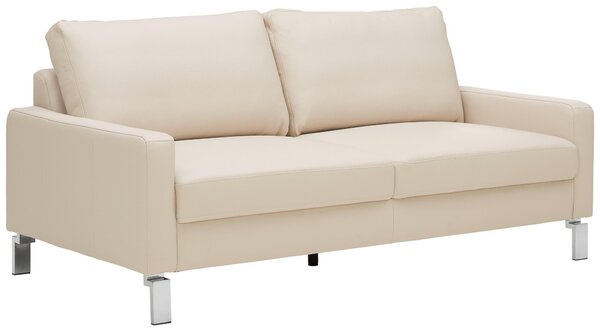 DVOUMÍSTNÁ POHOVKA, béžová, pravá kůže Pure Home Lifestyle - Pohovky