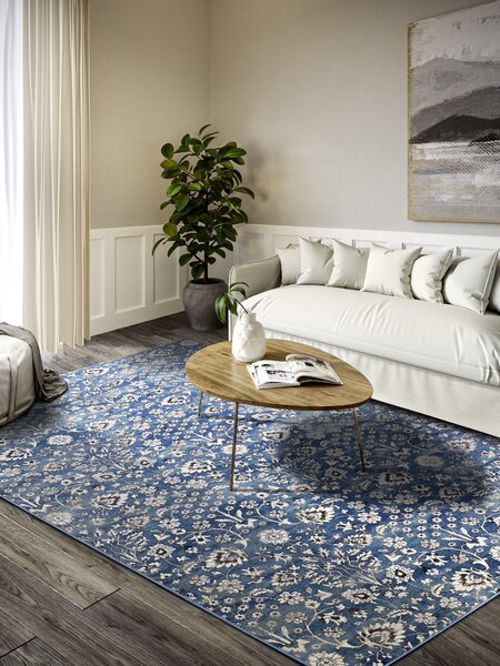 Villeroy & Boch, Kusový koberec Villeroy & Boch 106119 Blue, Cream, 120x170, modrá, ložnice