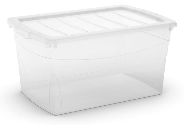Plastový úložný box s víkem 58,5x39x30 cm Omnibox L – KIS