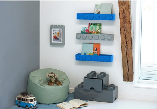 Šedý rámeček na fotku LEGO®, 19,3 x 26,8 cm
